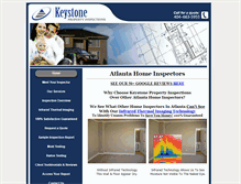 Tablet Screenshot of keystonepropertyinspections.com